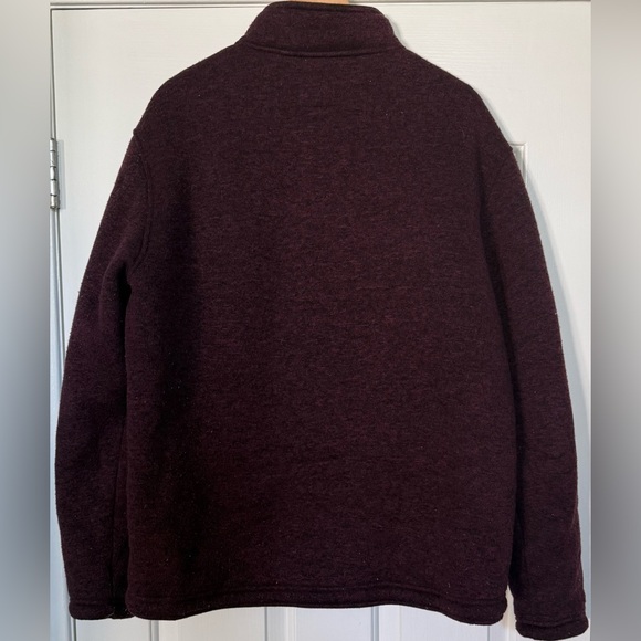 Weatherproof Vintage Full-Zip Jacket Sherpa-Lined Maroon XL – Warm Casual - Picture 4 of 12